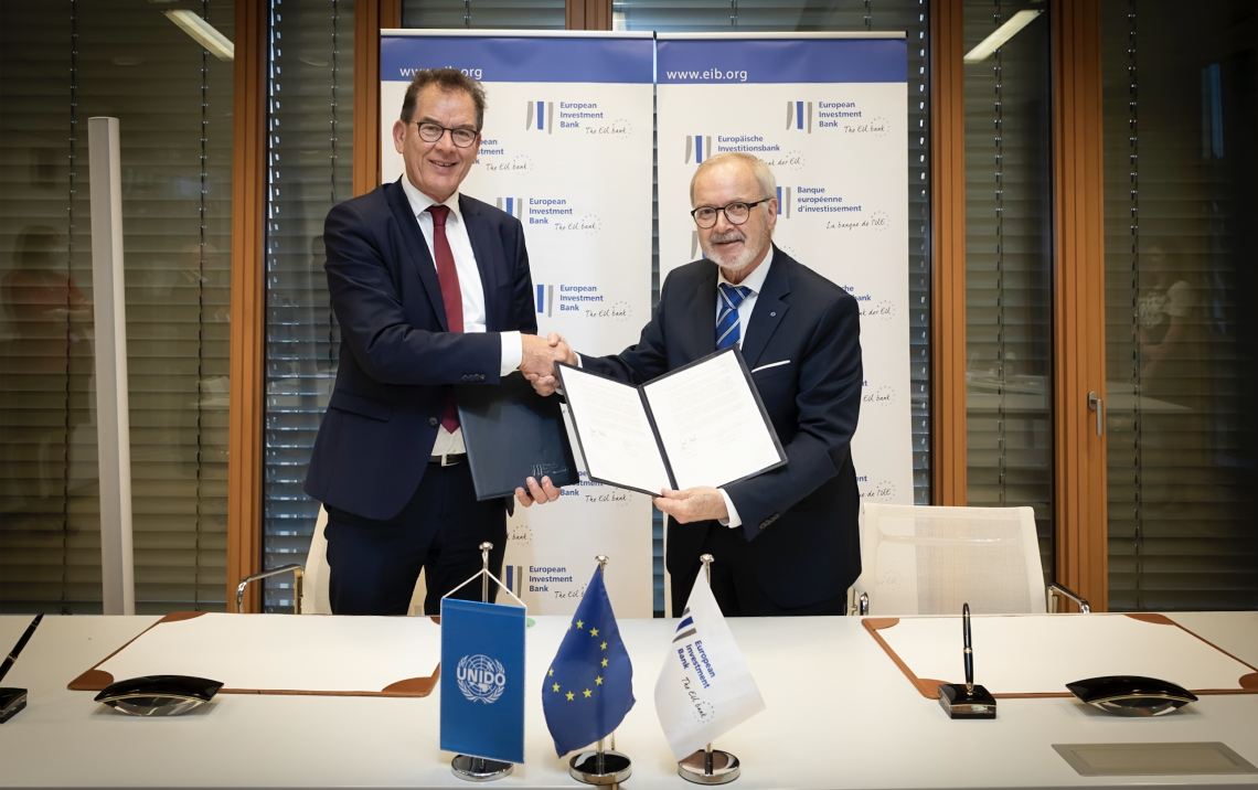 United Nations International Development Organization (UNIDO) and the European Investment Bank to enhance cooperation on promoting inclusive and sustainable industrial development