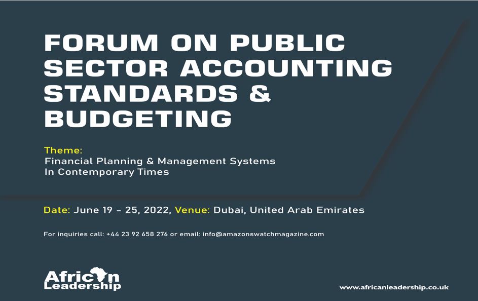 Forum on Public Sector Accounting Standards & Budgeting