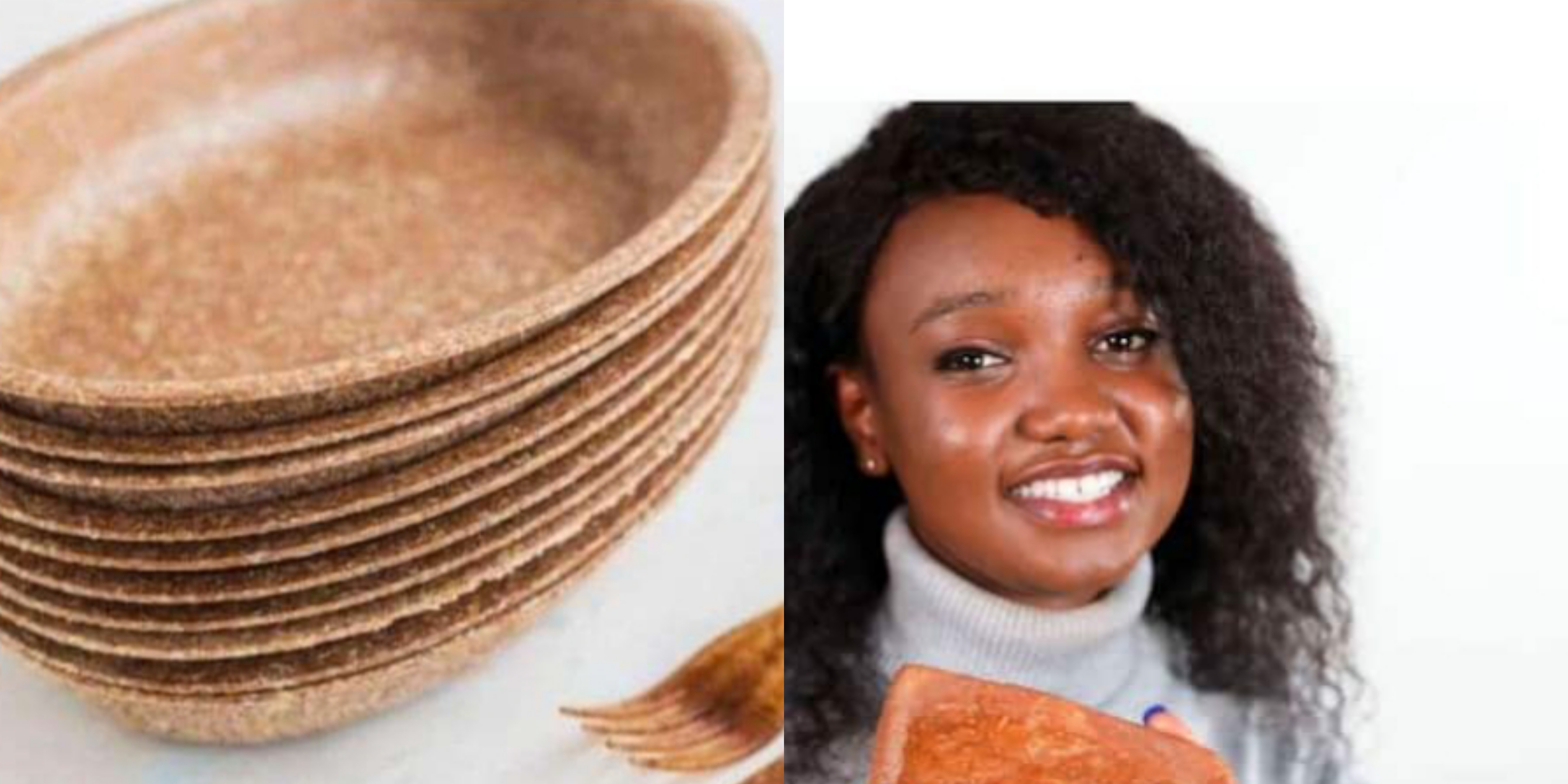 Sheryl Mboya: Kenyan  Varsity Student Invents Edible Cups And Plates