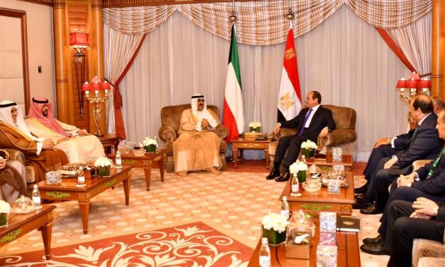 Egypt’s Sisi, Kuwait Crown Prince talk ways of enhancing bilateral ties