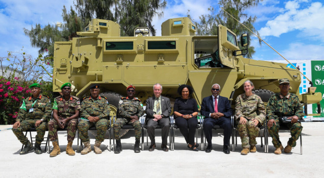 US Donates Military Vehicles to AU Troops in Somalia