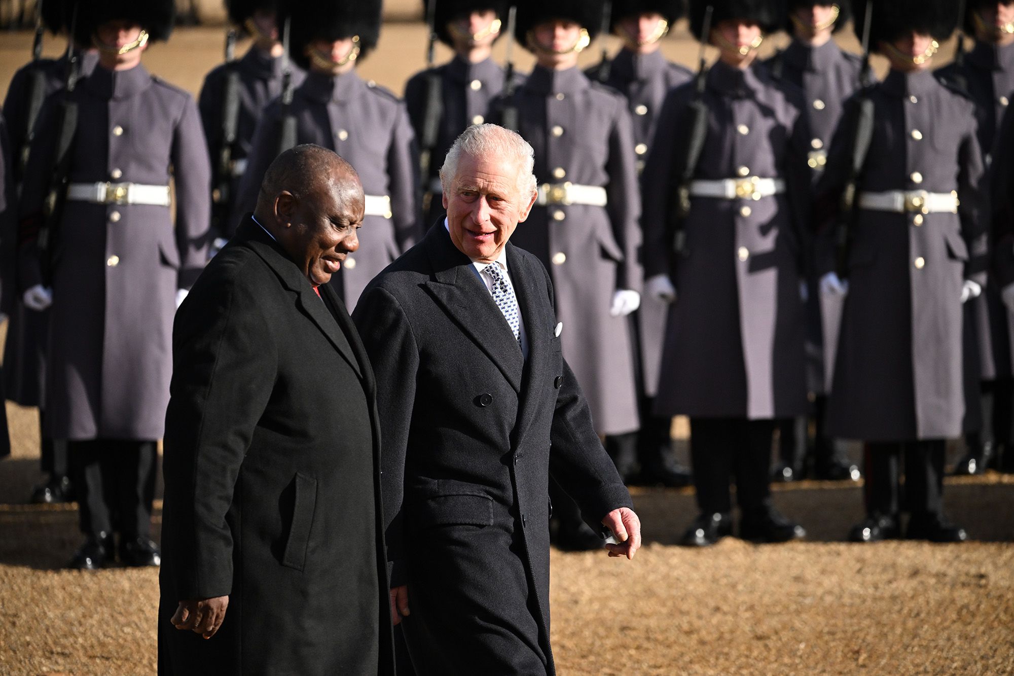 King Charles Welcomes S. Africa’s Ramaphosa For First State Visit