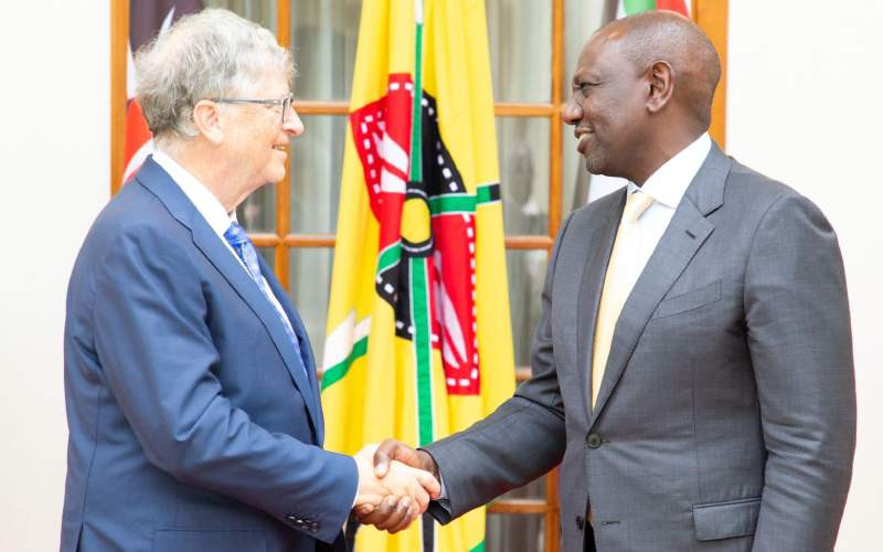 Ruto Hosts Bill Gates, Commends his Support for Kenya, Africa