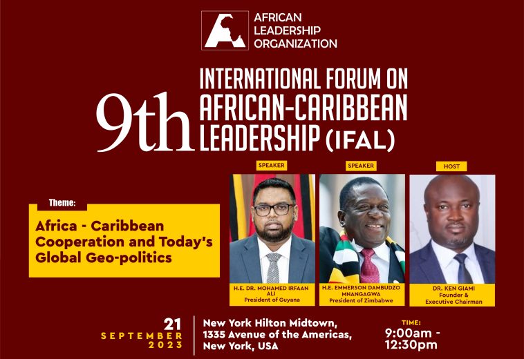 International Forum on African-Caribbean Leadership (IFAL) – New York 2023