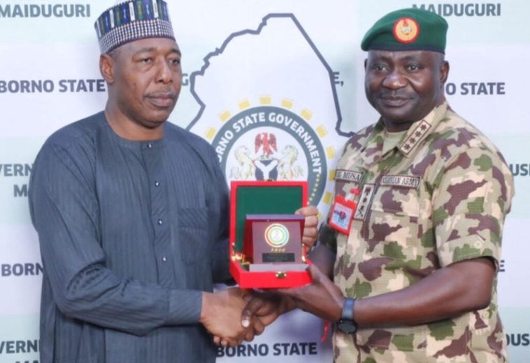 Governor Zulum and General Musa: Partners in Peace and Progress