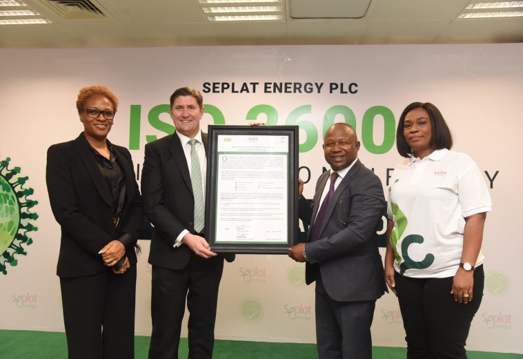 Seplat Energy gets ISO 26000 endorsement for social responsibility