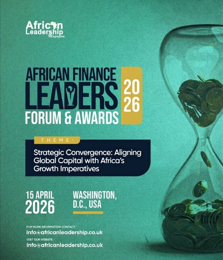 Top 40 African Finance Leaders 2026” to Be Unveiled at Washington, D.C. Forum