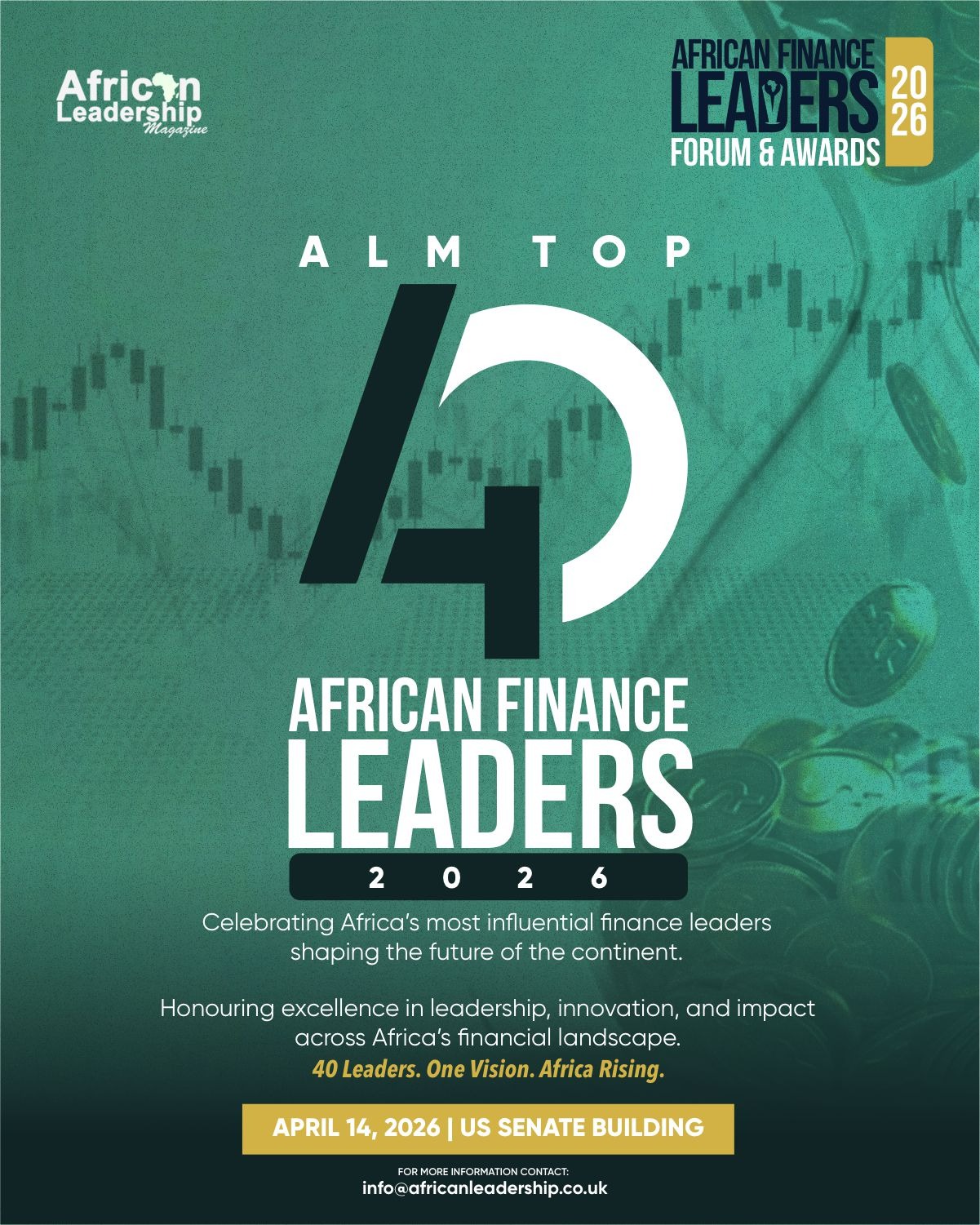 ALM Unveils Top 40 African Finance Leaders 2026 Powering Growth, Stability, and Transformation Across Africa